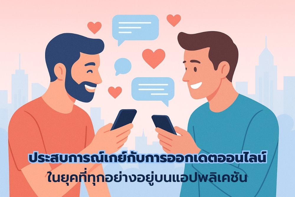 ประสบการณ์เกย์ กับการออกเดตออนไลน์ในยุคที่ทุกอย่างอยู่บนแอป