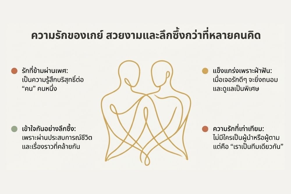 ความรักของเกย์ สวยงามและลึกซึ้งกว่าที่หลายคนคิด